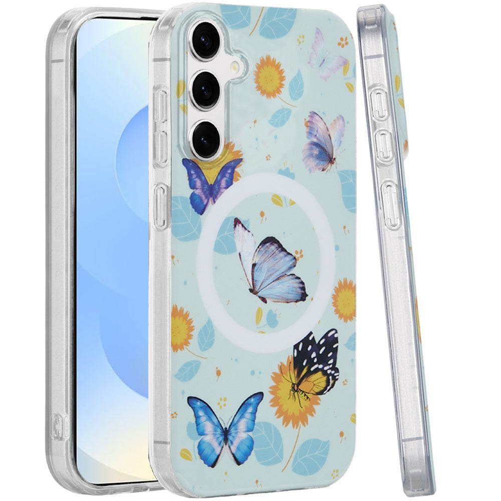 For Samsung Galaxy S23 FE /Fan Edition Durable Fashion IMD Printed Design TPU Slim Shockproof Protective Case with Stylish Pattern Case Cover