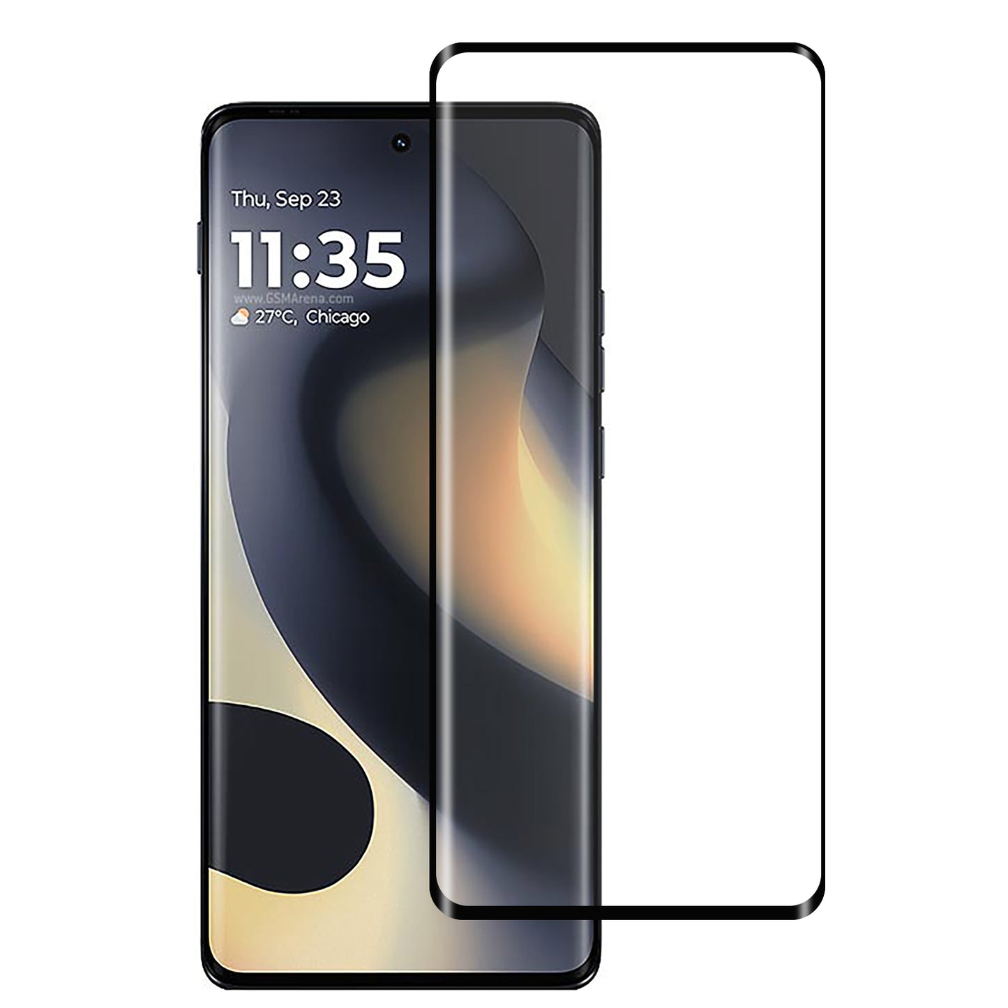 Front Tempered Glass Screen Protector Designed to allow Full functionality Black Edged 9H Glass Full Coverage