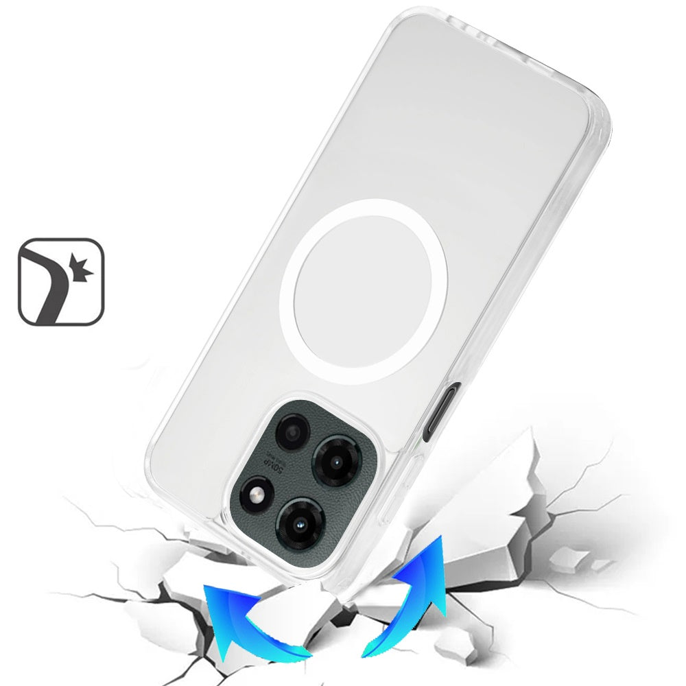 For Motorola Moto G 5G 2025 MagSafe Compatible Case Hybrid Soft TPU Bumper Hard Translucent Matte Back Slim Shockproof Case Cover
