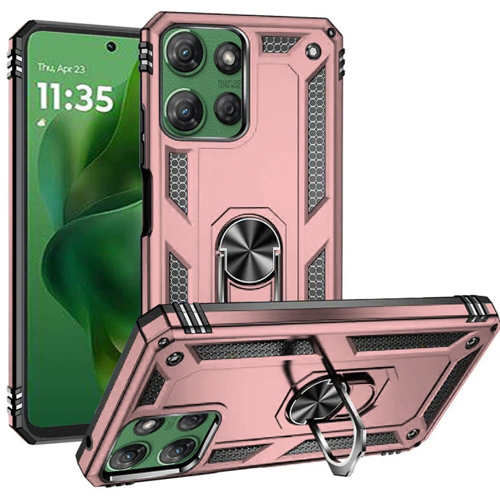 For Motorola Moto G Power 5G 2026 /2025 Hybrid Shockproof Durable 360 Degree Rotatable Ring Stand Holder Kickstand Fit Magnetic Car Mount Case Cover