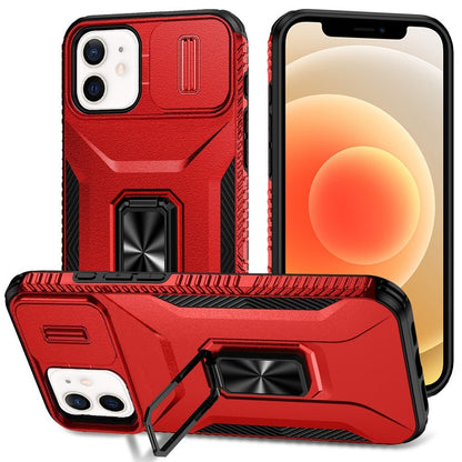 For Apple iPhone 16 Pro Max (6.9") Camera Cover Phone Case with Magnetic Rotation Ring Stand [Military Grade] Hybrid Hard Shockproof Case Cover