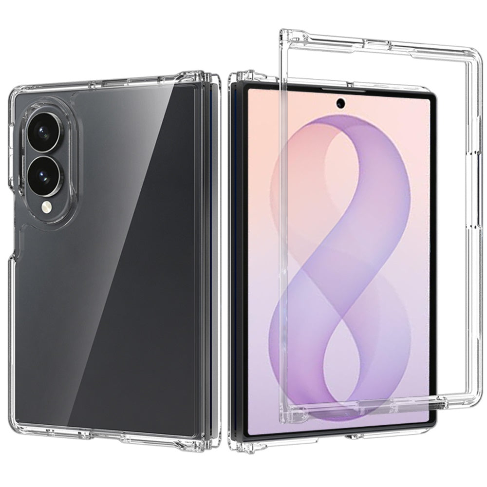 Transparent Hybrid Hard PC Soft TPU Slim Fit Shock Absorbing Reinforced Bumper Protective Frame