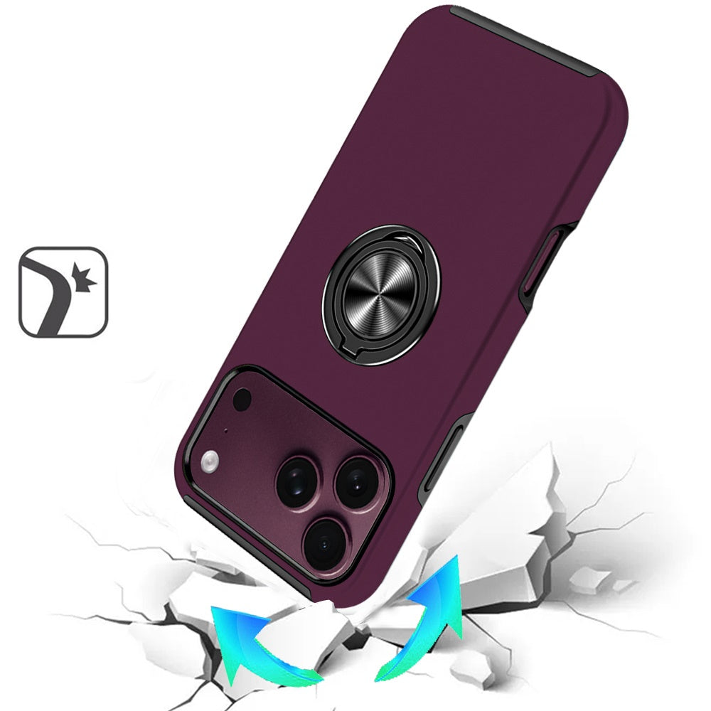 Phone Case for Apple iPhone 18 Pro Invisible Ring Stand Shockproof Anti Slip Durable Grip Protective Hybrid Slim Fit Magnetic Car Mount Holder Cover