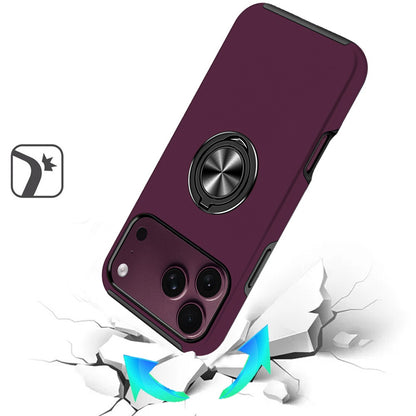 Phone Case for Apple iPhone 18 Pro Invisible Ring Stand Shockproof Anti Slip Durable Grip Protective Hybrid Slim Fit Magnetic Car Mount Holder Cover