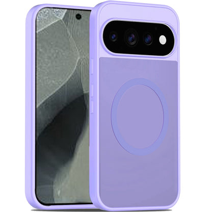 Phone Case for Google Pixel 11 Pro XL Magnetic Matte Hybrid Shockproof Smooth Grip Durable Camera Protection Anti-Slip Soft Touch TPU Armor Cover