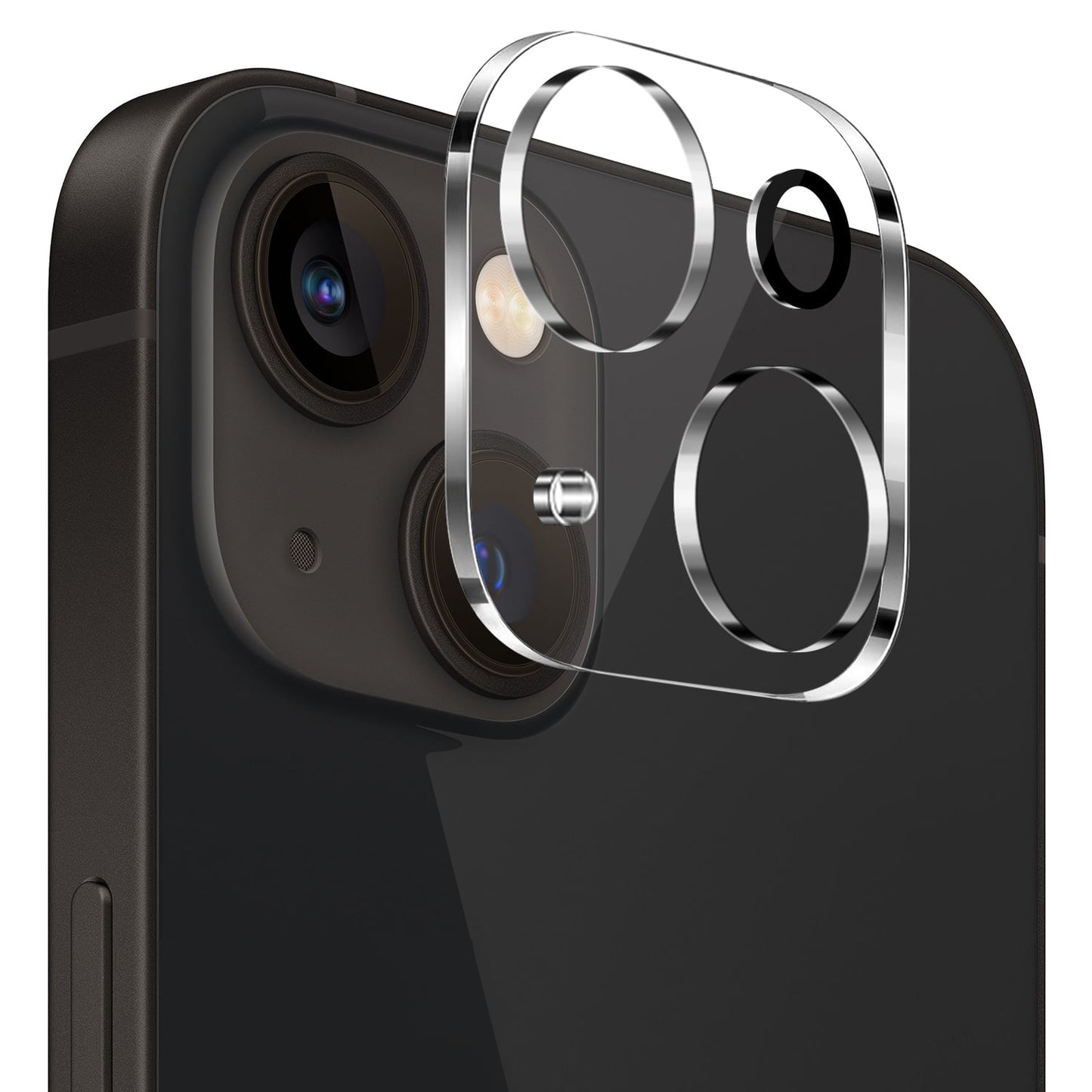 For iPhone 14/13 (6.1") Camera Lens Protector HD Clear Back Camera Protector Tempered Glass, Case Friendly, Ultra-Thin, Easy Installation Case Cover Clear