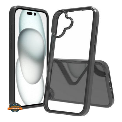 For Samsung Galaxy S25 /S24 Crystal HD Clear Back Hybrid Case TPU Bumper Frame Slim Shockproof Hard Defender Case Cover