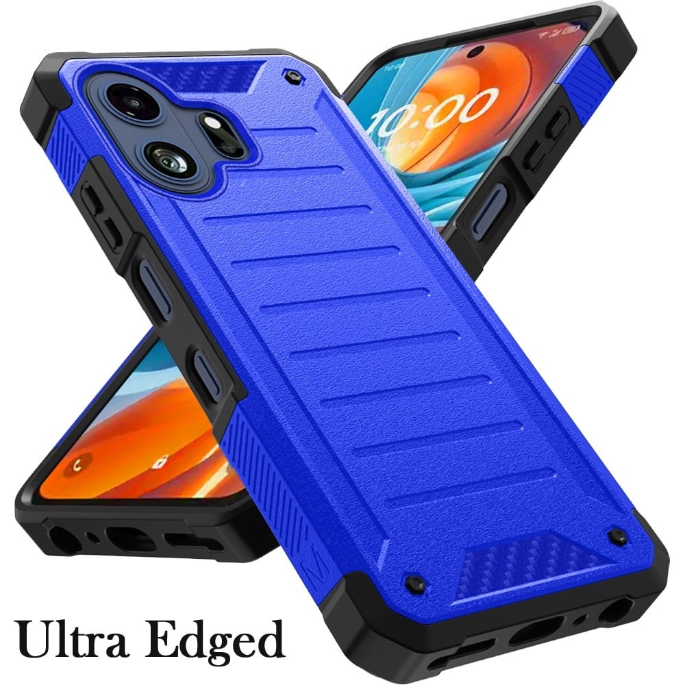 Phone Case for TCL 70 Pro /NXTPAPER 70 Pro Premium Tough Lined Hybrid Shockproof Rugged Dual Layer TPU Durable Impact Resistant Textured Grip Defense Cover
