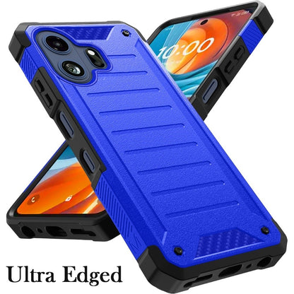 Phone Case for TCL 70 Pro /NXTPAPER 70 Pro Premium Tough Lined Hybrid Shockproof Rugged Dual Layer TPU Durable Impact Resistant Textured Grip Defense Cover
