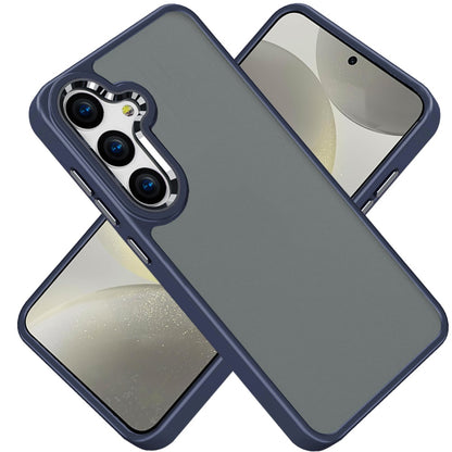 For Samsung Galaxy S25 Ultra Slim Fit Thin Hybrid,Frosted Matte Polished Acrylic Hard PC with TPU Rubber Frame Case Cover