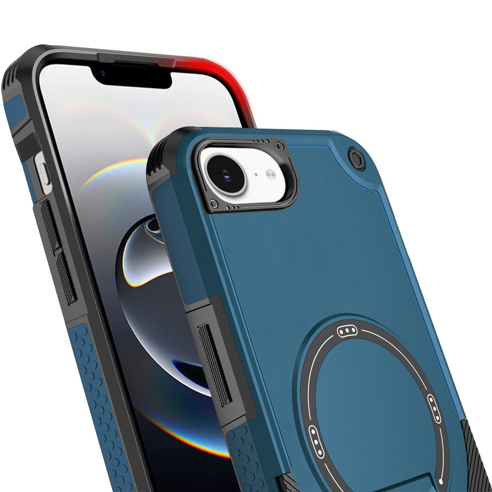 Magnetic Invisible Kickstand Holder with Magsafe, Slim Fit Shockproof Hybrid Military Grade Heavy Duty