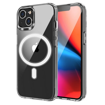 For Samsung Galaxy S25 EDGE Hybrid Clear Case Compatible with MagSafe Shockproof Protective Transparent Back, Slim Fit, Wireless Charging Ready Case Cover Clear