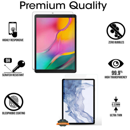 For Boost Celero 5G TAB Tempered Glass Screen Protector 9H Hardness, Touchpad Compatible, Case Friendly, Bubble Free, AB Glue, Ultra HD Protector Clear