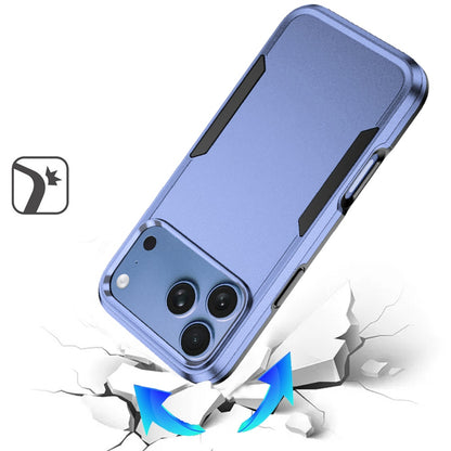 Phone Case for Apple iPhone 18 Pro/ iPhone 17 Pro Tough Hybrid Shockproof Rugged Dual Layer Durable Impact Resistant Drop Protection Heavy Duty Bumper Cover Blue
