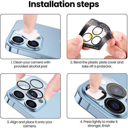 For Samsung Galaxy S26+ / S26 Plus Camera Lens Protector HD Clear 2.5D Tempered Glass with Black Edge, Case-Friendly, Ultra-Thin, Easy to Install Protector Clear Black