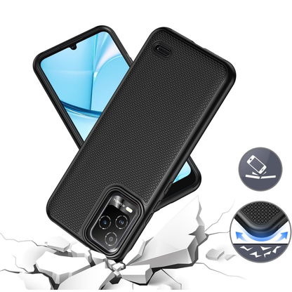 Phone Case Cover for Cloud Mobile Stratus C8 Prime Dual Layer Slim & Tough Hybrid Shockproof Heavy Duty Rubber TPU Matte with Textured Rugged Shell Protection Cover