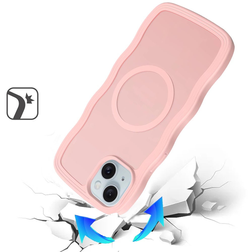 For Apple iPhone 14 /13 Grip Hand Magnetic Hybrid Case Shockproof Protection Matte Skin Rubber TPU + PC Case Cover