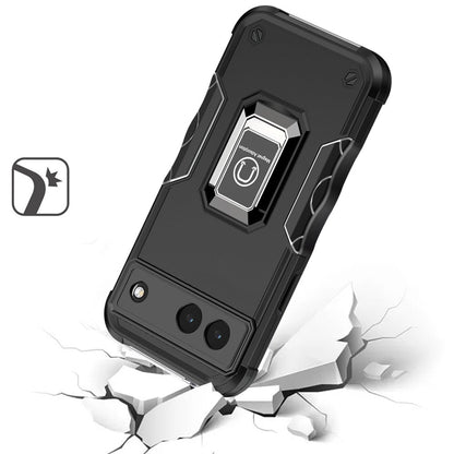 For Google Pixel 7A Hybrid Stand Magnetic Ring Holder Kickstand Heavy Duty Rugged Drop Silicone & Hard PC Shockproof Case Cover