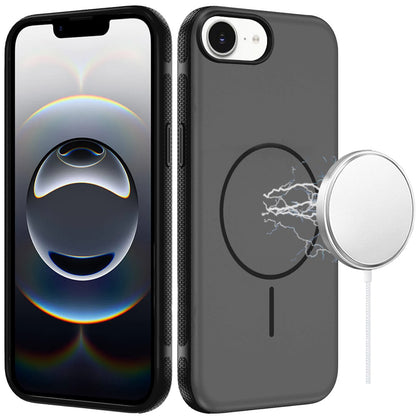 For Apple iPhone 17E /16E Super Magnetic Premium Edged Core Matte Thick Hybrid Drop Protection Shockproof Design Case Cover