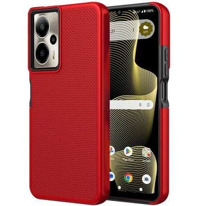 For AT&T Motivate Pro 5G Dual Layer Heavy-Duty Hybrid Rugged Case Rugged Texturized TPU & PC Shockproof Silicone Military Grade Case Cover