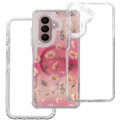 Phone Case for Samsung Galaxy S26 FE /Fan Edition Magnetic Hybrid Fashion Printed Pattern Artwork Stylish Printed Design Dual Layers TPU Rubber SIlicone Hard PC Cover