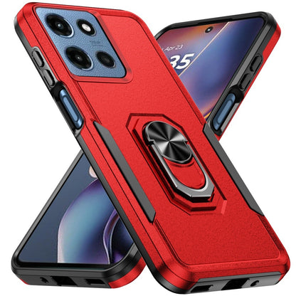 For Google Pixel 10a Hybrid Rugged Tough 2in1 Drop-Proof Protection Military Grade Armor with Metal Ring Stand Case Cover