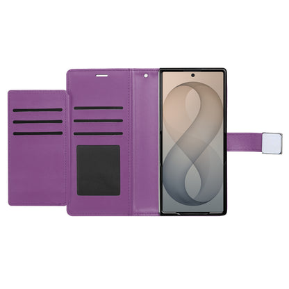 Phone Case for Samsung Galaxy Z Fold 8 Ultra Wallet Credit Card Holder Hybrid Slim Protective Dual Function Storage PU Leather Flip Pouch Cover