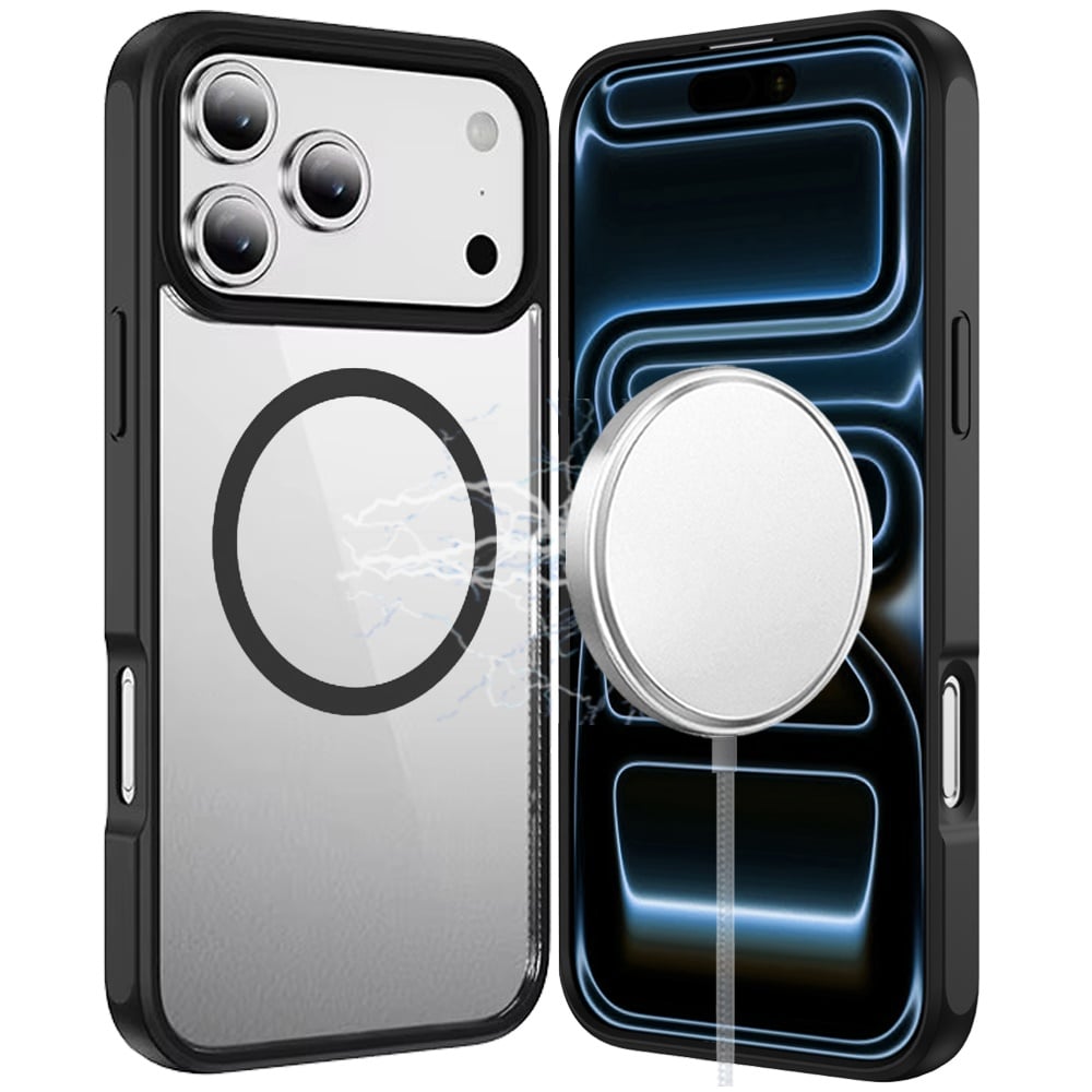 Phone Case for Apple iPhone 18 Pro Transparent Magnetic HQ Shockproof Hybrid 2.0mm Thick AntiSlip Grip Drop Protection Rugged Clear Durable Impact Cover
