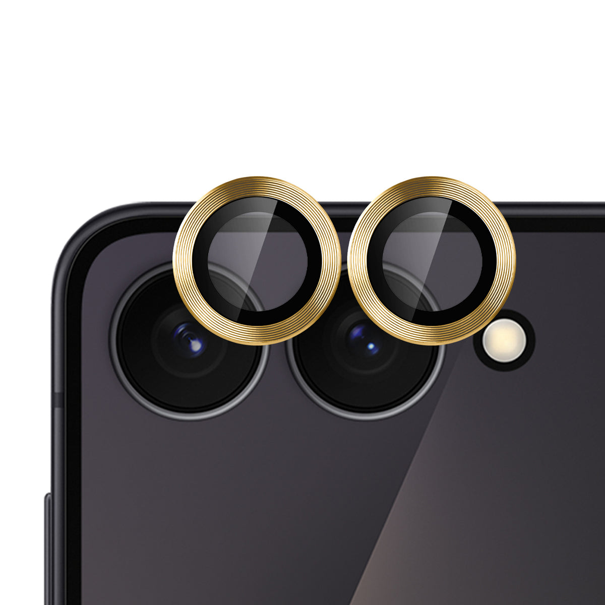 Camera Lens Protector for Samsung Galaxy Z Flip 8 Camera Lens Protector Tempered Glass Metal Frame Scratch Resistant HD Clear Precision Fit