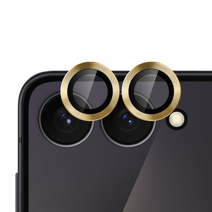 Camera Lens Protector for Samsung Galaxy Z Flip 8 Camera Lens Protector Tempered Glass Metal Frame Scratch Resistant HD Clear Precision Fit