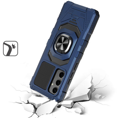 Hybrid Dual Layer with 360° Rotate Magnetic Ring Stand Holder Kickstand TPU Rugged PC Shockproof