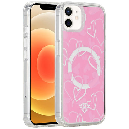For Apple iPhone 15 Pro Max (6.7") Premium Cute Pattern Design Magnetic Durable Shockproof SlimTPU Hard Back [Compatible with Magsafe] Case Cover