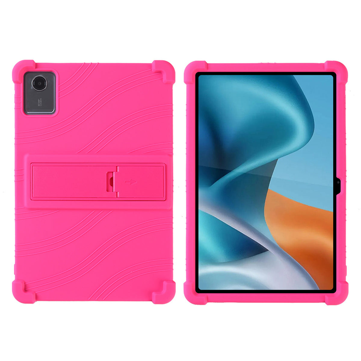 Thick Shockproof Silicone Heavy Duty Rugged Hybrid Full Body Drop Protection Detachable Stand