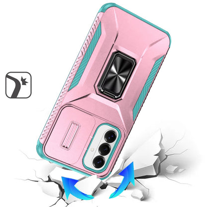 Phone Case for Samsung Galaxy S26 FE /Fan Edition Magnetic Ring Stand Camera Protection Shockproof Heavy Duty Kickstand Rugged Grip Anti Scratch Hybrid Cover