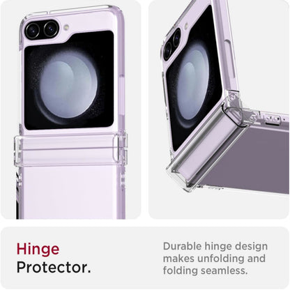 For Samsung Galaxy Z Flip 7 Case with Hinge Protection [Ultra-Thin Free Folding] Shockproof Slim Protection Transparent Case Cover Clear