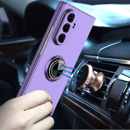 Phone Case for Samsung Galaxy Z Fold 8 Ultra Invisible Ring Stand Shockproof Anti Slip Durable Grip Protective Hybrid Slim Fit Magnetic Car Mount Holder Cover