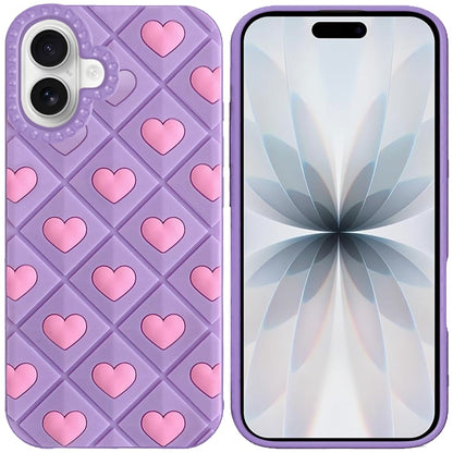 Phone Case for Apple iPhone 18 (6.3") Fashionable Silicone Textured Decorative Design Pattern Protective Rubber TPU Hybrid Protection Cover