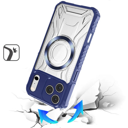 Phone Case for Apple iPhone 18 Pro Clear Rugged Hybrid TPU Magnetic Back Reinforced Frame Bumper Shock Absorbing Slim Fit Cover