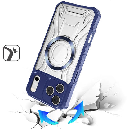 Phone Case for Apple iPhone 18 Pro/ 17 Pro Clear Rugged Hybrid TPU Magnetic Back Reinforced Frame Bumper Shock Absorbing Slim Fit Cover