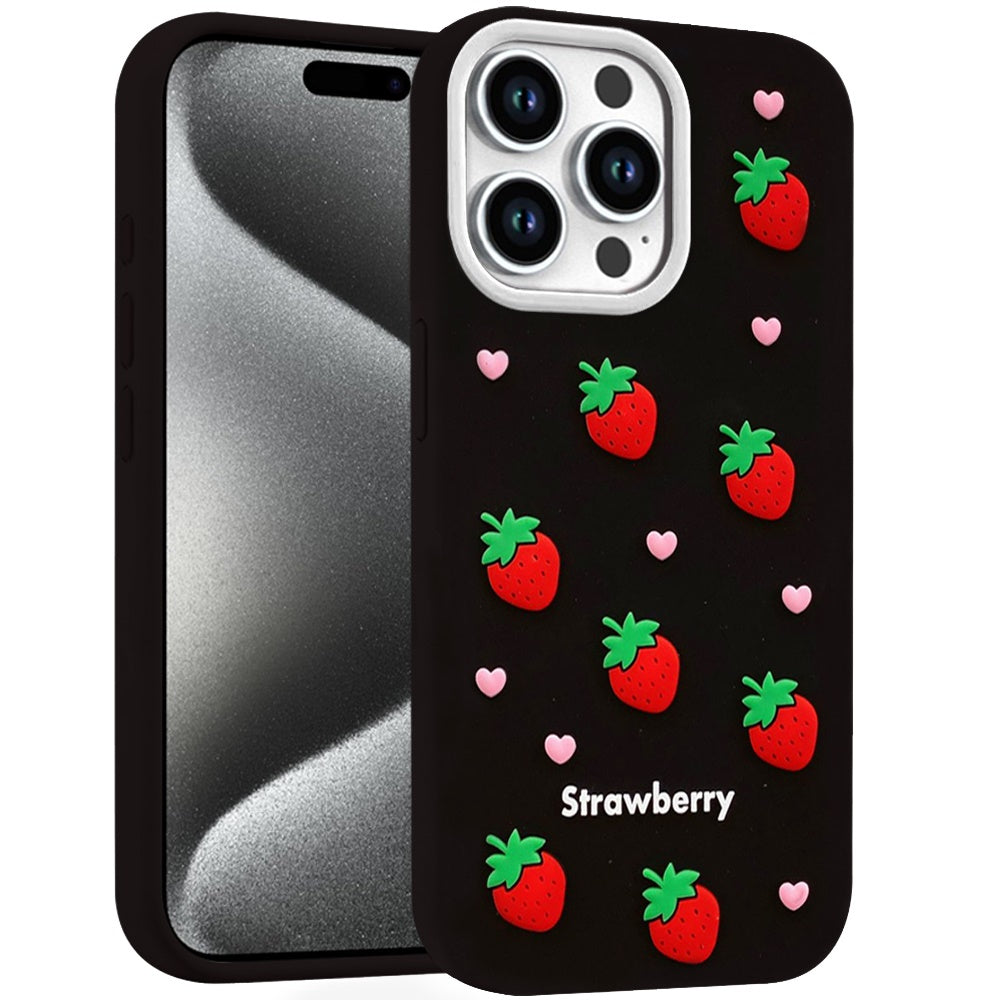 Fashionable Silicone Textured Decorative Design Pattern Protective Rubber TPU Hybrid Protection