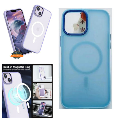 For Samsung Galaxy S25+ S25 Plus /S24+ Compatible with MagSafe Strong Magnetic Slim Translucent Matte Back TPU Shockproof Design Case Cover