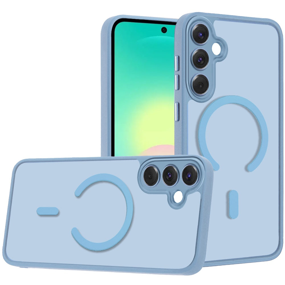 Matte Frosted Magnetic Back Hybrid Hard PC Soft TPU Camera Protection Slim Shock Absorbing Anti Fingerprint