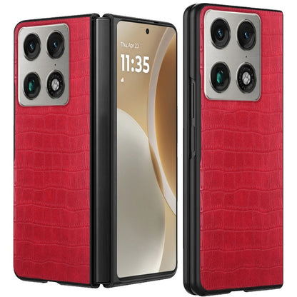 Phone Case for Motorola Razr Fold 2026 Premium PU Vegan Leather Hard Shell Snap On Slim Fit Hybrid Protective Reinforced Design Cover