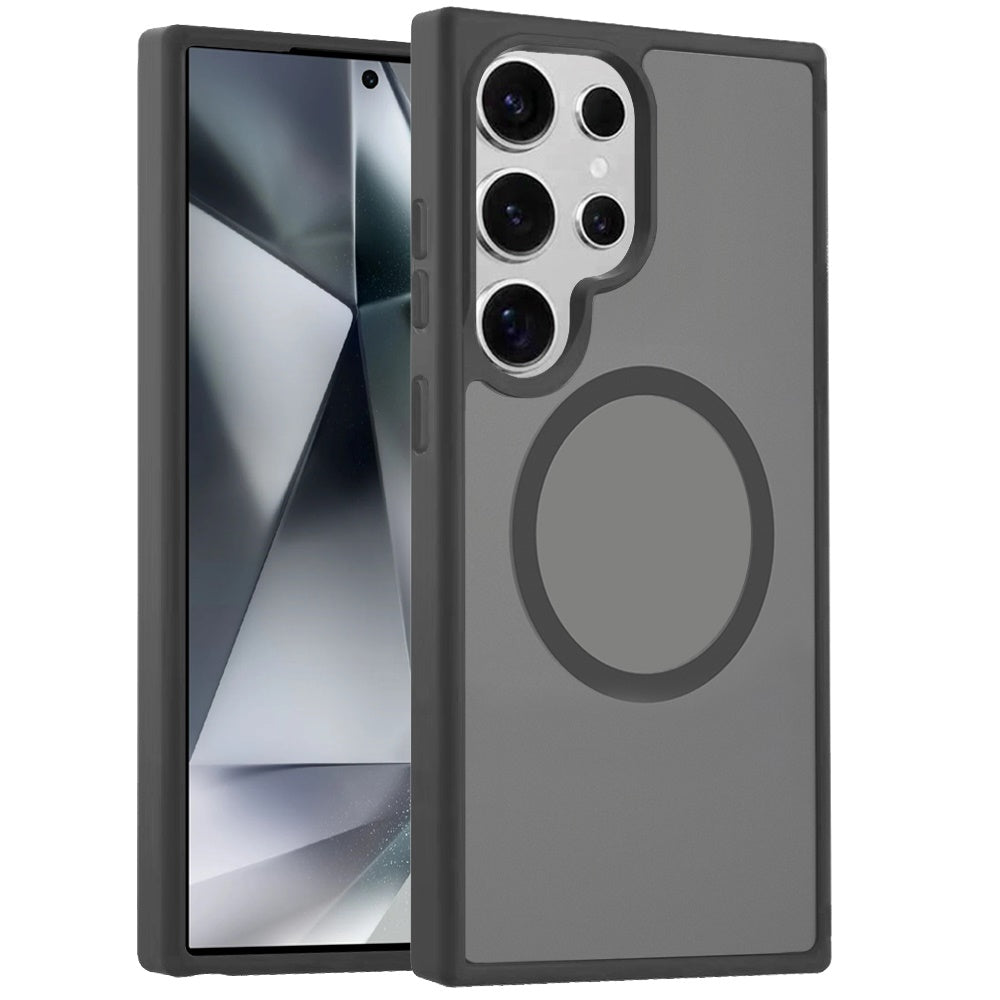 For Samsung Galaxy Z Fold 7 Magnetic Case Hybrid Soft TPU Rubber Bumper Hard Translucent Matte Back Slim Shockproof Case Cover