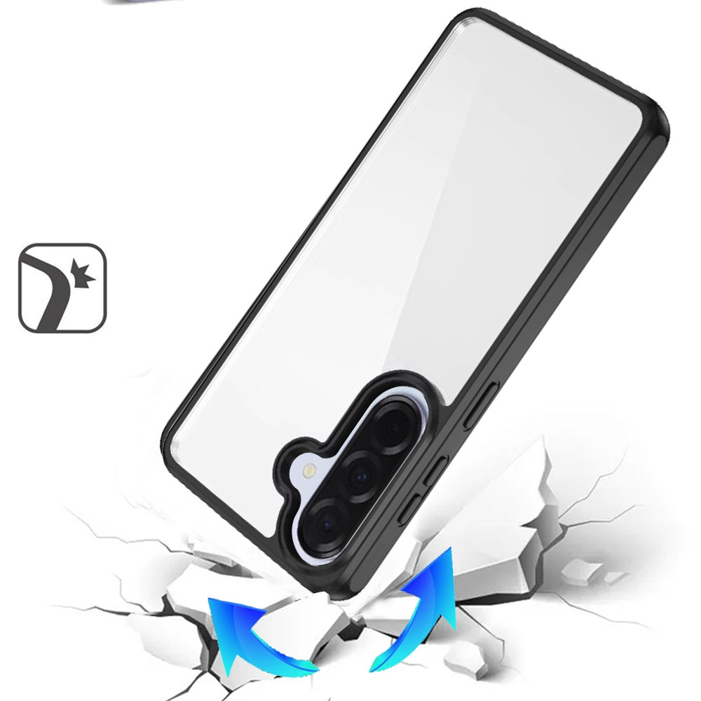Transparent Thick 2.0mm Hybrid Shockproof Rubber TPU Protective Slim Fit Grip Durable Clear HQ Design