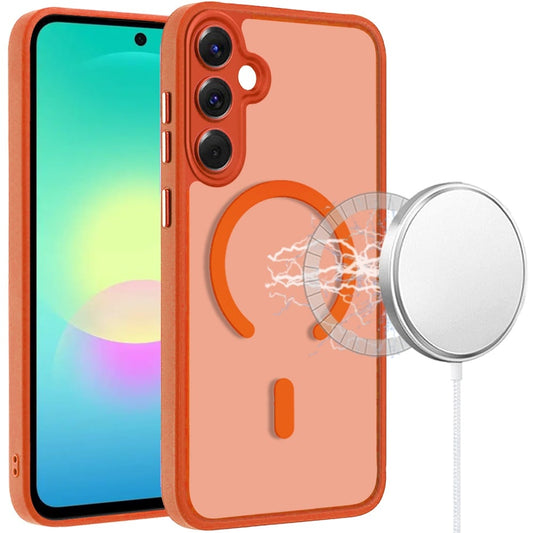 Matte Frosted Magnetic Back Hybrid Hard PC Soft TPU Camera Protection Slim Shock Absorbing Anti Fingerprint