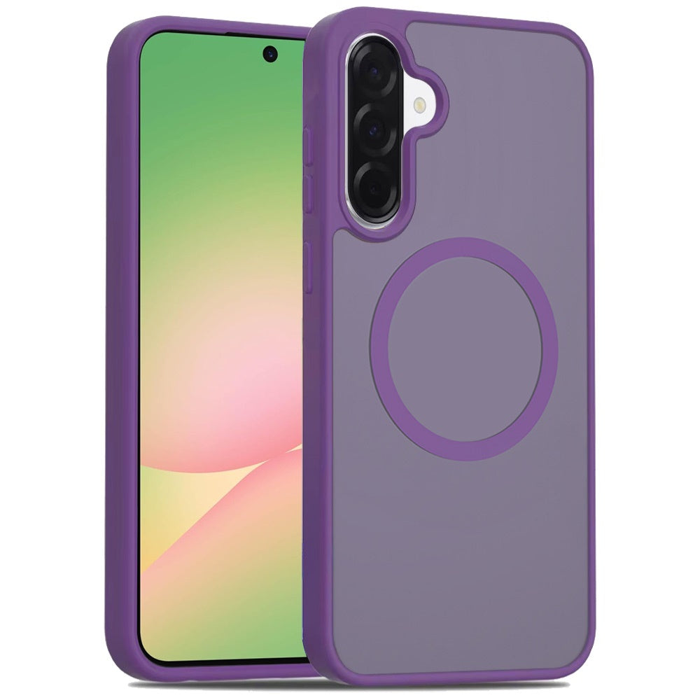 For Samsung Galaxy A57 MagSafe Compatible Case Hybrid Soft TPU Bumper Hard Translucent Matte Back Slim Shockproof Case Cover