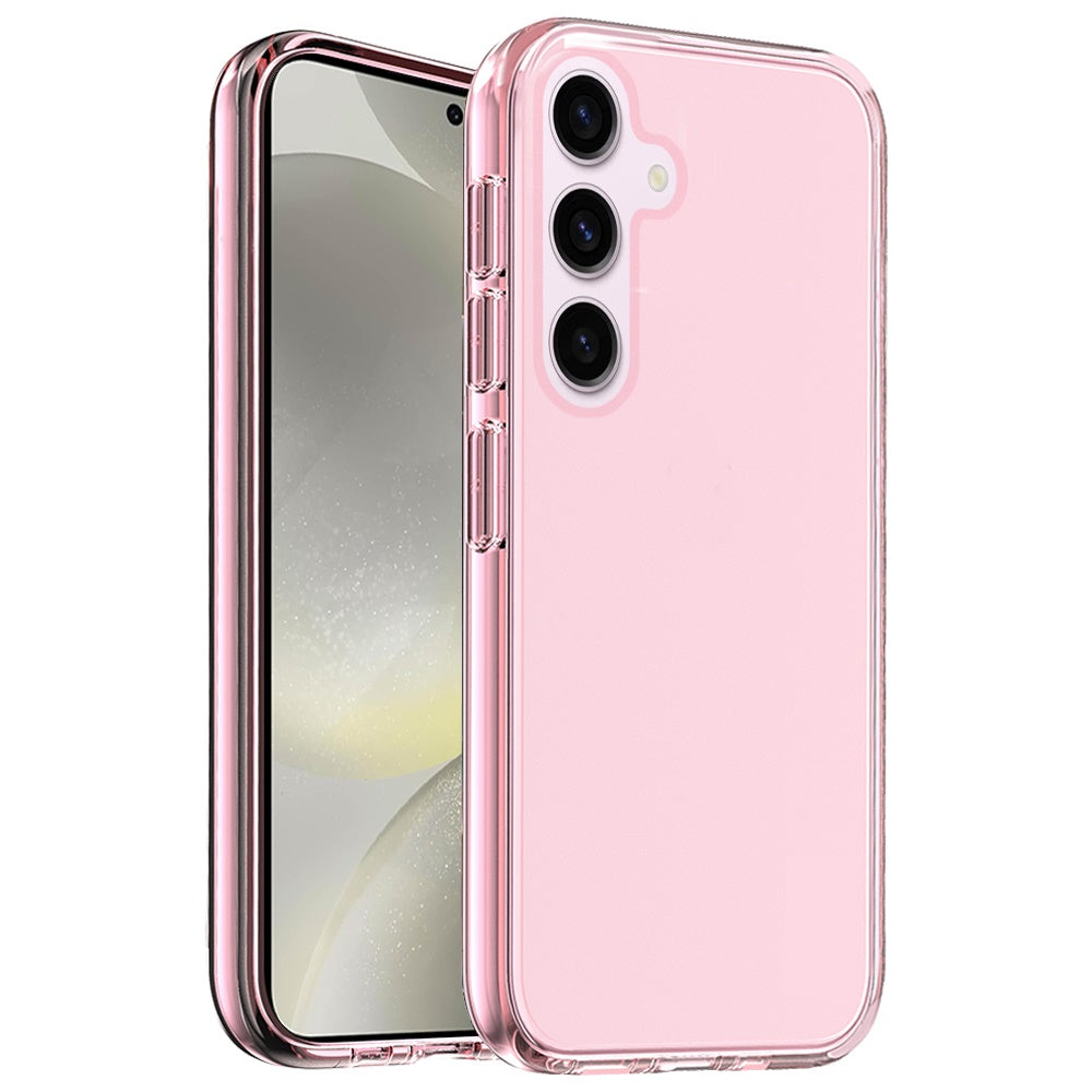 For Samsung Galaxy S25 Ultra Transparent Shock Absorption PC + TPU Rubber Gel Thick 3mm Hybrid Silicone Slim Fit Back Case Cover