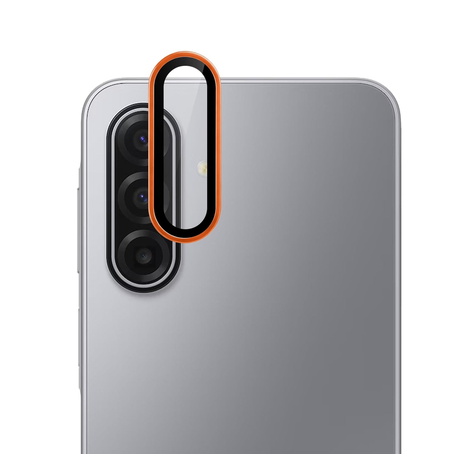 Camera Lens Protector for Samsung Galaxy A27 Camera Lens Protector Tempered Glass Metal Frame Scratch Resistant HD Clear Precision Fit