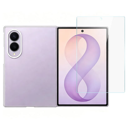 Screen Protector for Samsung Galaxy Z Fold 8 Premium 9H Tempered Glass HD Clear Screen Protector Fingerprint Resistant Durable Screen Guard Clear